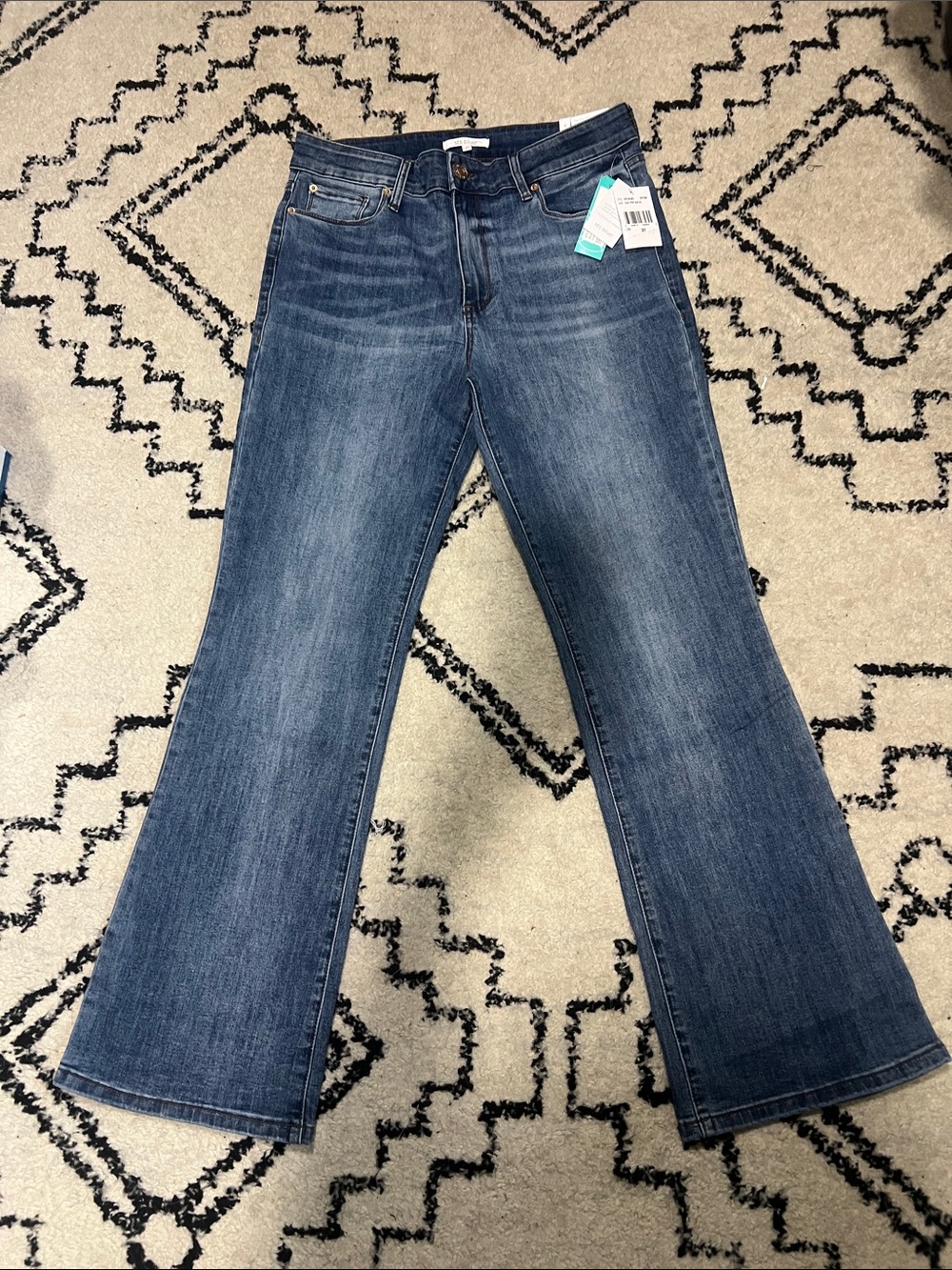 Women's high-Rise Bootcut Jeans - Blue